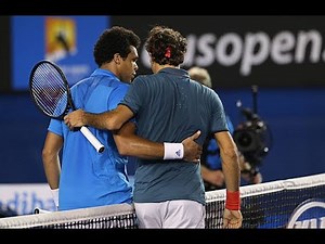 Roger Federer vs Jo-Wilfried Tsonga - Australian Open 2014 4th Round: Highlights