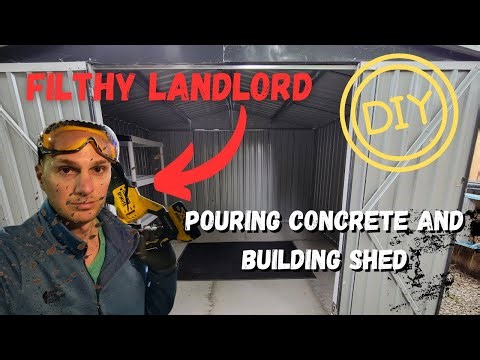 I Built a Shed from Scratch – Concrete Pad Installation | DIY Start to Finish