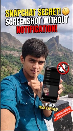 SECRET Snapchat Trick How to Screenshot Without Notification! 📱✨ #tricks #bmatech #snapchat #shorts
