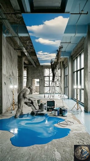 Sky Epoxy Living Room Transformation