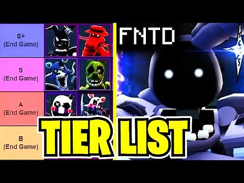 FIVE NIGHTS TD *BEST TO WORST* UNITS TIER LIST! ROBLOX