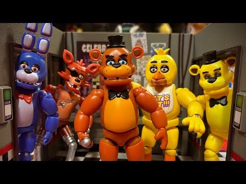 FNAF JAZWARES ACTION FIGURES SERIES 2 OFFICE FULL SET! - Unboxing + Review!
