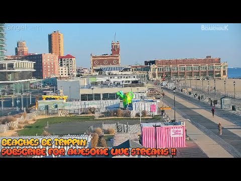 Asbury Park NJ Boardwalk Live Cam - New Jersey beach live webcam - asbury park live cam