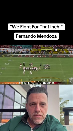 “We Fight For That Inch!” #Indiana #Miami #champion #CollegeFootball #mendoza@Indiana ★ @Indiana University @miamihurricanesfanpage