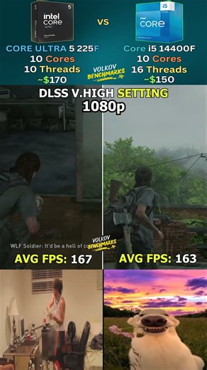 Core i5 14400F vs Ultra 5 225F - How Big Is the Performance Difference? #shorts #pcgaming #gaming