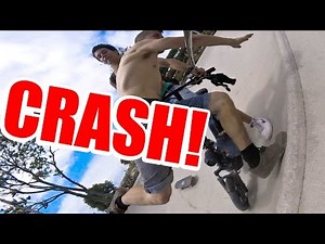CRASH! SKATE VS. ELECTRIC SCOOTER