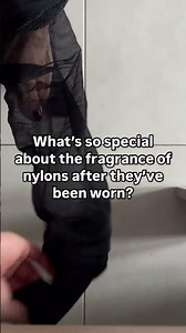 Why are used tights so alluring? Because they carry more than just a scent