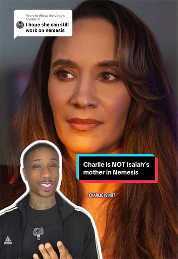 Replying to @Alissa the Virgo Charlie is NOT Isaiah Stiles’ mother in Nemesis. While there’s an ongoing theory that the series is foreshadowing another shocking maternity/paternity reveal, similar to Courtney Kemp’s past storytelling with Monet Tejada and the Tejada family in Power Book II: Ghost or Raq, Kanan, and Detective Malcolm Howard in Raising Kanan, Nemesis does not appear to be setting us up for that same kind of twist. The show may be playing with audience expectations because Courtney