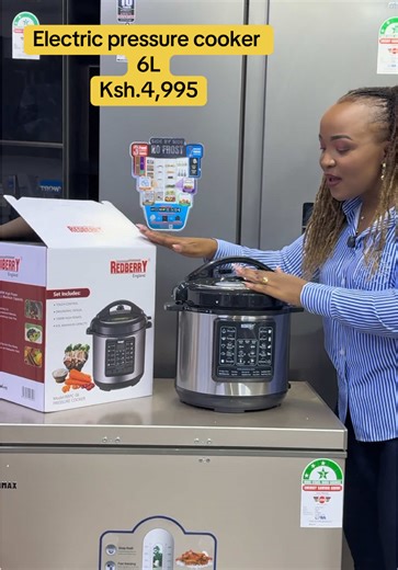 Buy Electric Pressure Cooker 6L for Ksh. 4,995