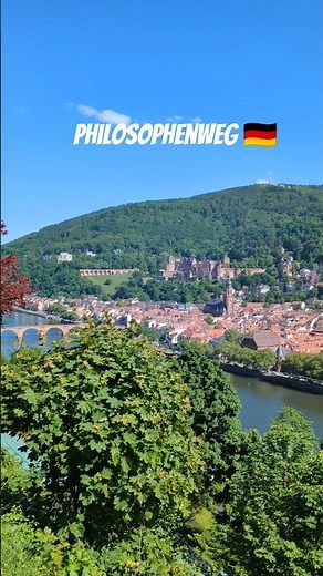 Nature + History on Philosophenweg | Heidelberg, Germany #heidelberg #germany #tourism #europe #love