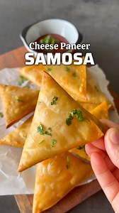 7.7K views · 41 reactions | Cheese Paneer Samosa . Follow...