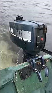 Yamaha 2hp 2-stroke short shaft outboard on a 12f boat