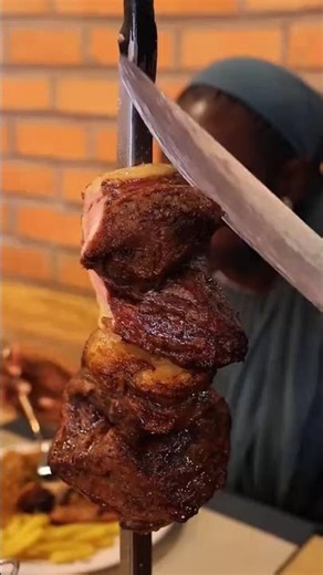 Roasted goat meat 😋 cooking#motivation #food #shortvideo