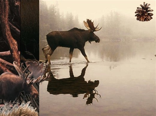 moosemoosemoosemoose— #moose #forest #moodboard #fypシ #animal | moose