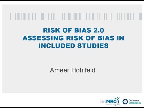 2020 04 21 Cochrane SA Webinar: Risk of Bias 2.0
