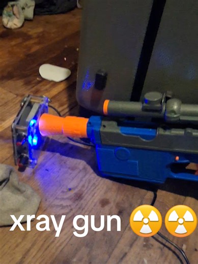 Nerf xray gun #experiments electricity #radioactive #nuclear #styropyro #Science@styropyro.videoss @NileRed