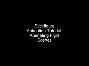 Stickfigure Animation Tutorial: How to animate Fight Scenes (Basic Version)