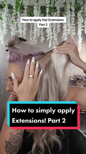 ●Part 2 ● How to simply apply hair extensions Part 2! I have been asked to do this tutorial so many times. I finally decided what I was doing with my hair color, got it done & then custom colored my extensions to match. So here is how I seamlessly blend my extensions to my natural hair. Any questions just ask! #clipinextensions #hairextensions #clipin #simplehairtutorial #clipinextensions #simplehairextensions #clipinhairextensions #clipinhairextension #clipinhairextensionstutorial #clipins #ext