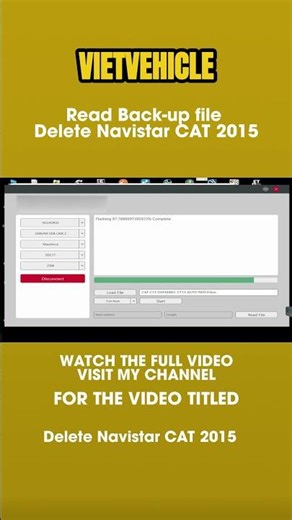 Delete Navistar CAT 2015 | VIETVehicle