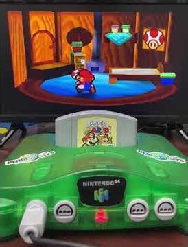 Paper Mario (2001) Early Game Cutscene Nintendo 64 (N64)