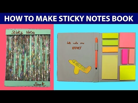 DIY STICKY NOTES | How to Make Sticky Notes Book | DIY Sticky Notes Book