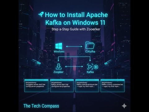How to Install and Run Kafka on Windows 11: A Step-by-Step Guide #ApacheKafka #Kafka #Windows11