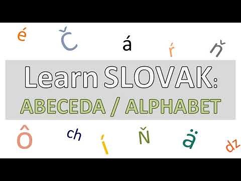 Learn SLOVAK: Abeceda │ Alphabet