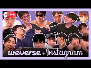 let's watch EVERY BTS LIVE on weverse and instagram!!