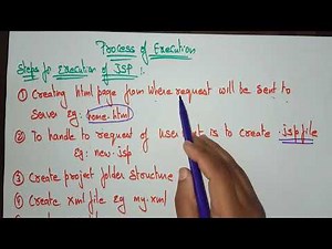 JSP Execution Steps | Steps | WT | Web Technology | Lec - 47 | Bhanu Priya