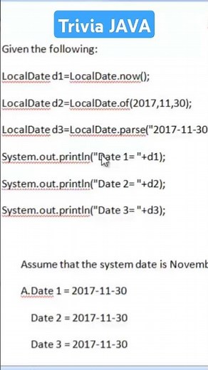 #Trivia JAVA #tutorial