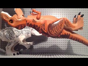 LEGO JURASSIC WORLD T-REX VS INDOMINUS REX