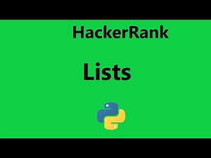 lists in python hackerrank solution | realNameHidden