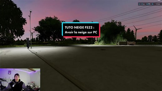 Comment avoir de la neige sur Farming Simulator 22 sur PC?