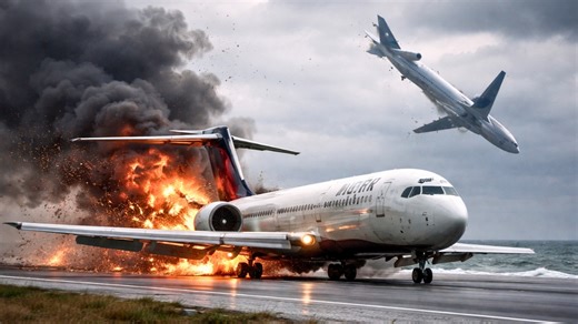 Two routine flights turned into catastrophe in seconds