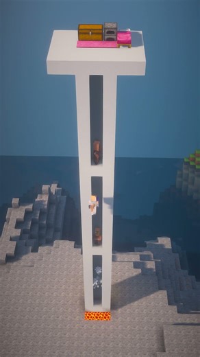 Villager Elevator Tutorial | Minecraft 1.21+👨‍🌾💎 #minecraft