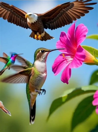 Backward Flying Birds🕊️ Nature's Magic