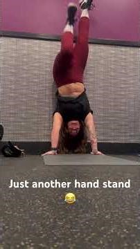 Handstands are fun #handstands #gym #fun #beginners