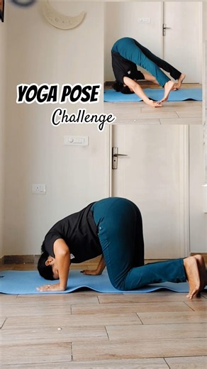 Yoga pose Head-stand challenge, Turn the world upside down 🧘‍♀️ yoga pose for strength & stability!