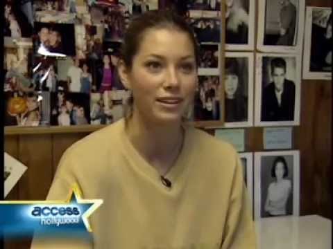 Jessica Biel - Interview on the set of "7th heaven" (1999)