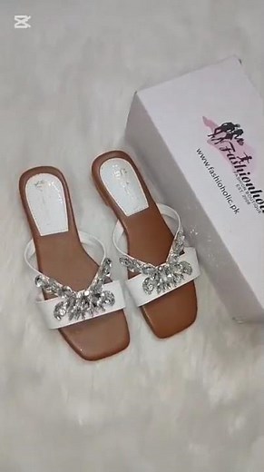 Luxury Women's Fancy Slippers 👡 | Stylish Crystal Slip-Ons for Parties & Weddings | Fashionholic