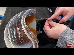 How to change the electric visor and batteries on a BV2S Helmet