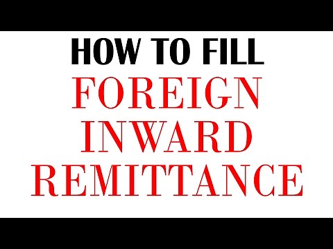 HOW TO FILL Disposal Instruction for Handling Foreign Inward Remittances The CORRECT WAY.