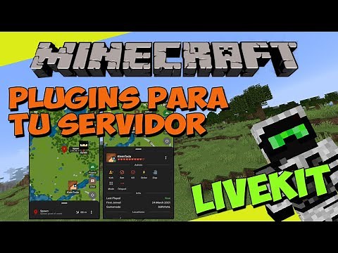 PLUGINS para tu SERVIDOR de Minecraft - LIVEKIT (App para Visualizar Jugadores!)