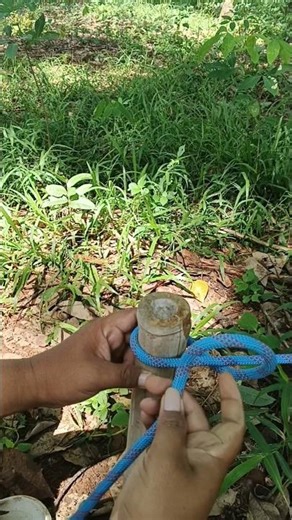 “Easy & Strong Rope Knot You Must Know 🔥” #knot #diy #shorts