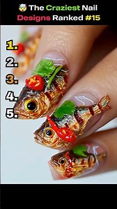 The Craziest Nail Designs Ranked #15 #nails #nailsart #nailstyle