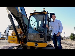 John Deere Excavator Replacement Windshield with Mechanical Fastening System