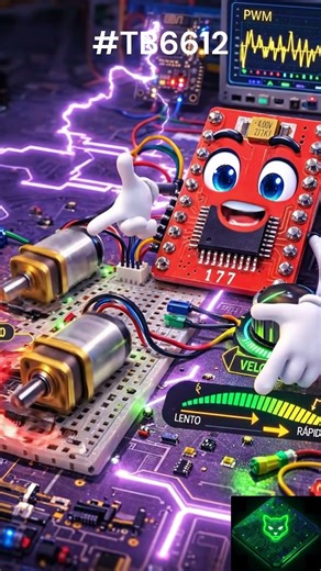 The brain that powers robots' motors 🤖 | TB6612 #shortvideo #short #shorts #electronics
