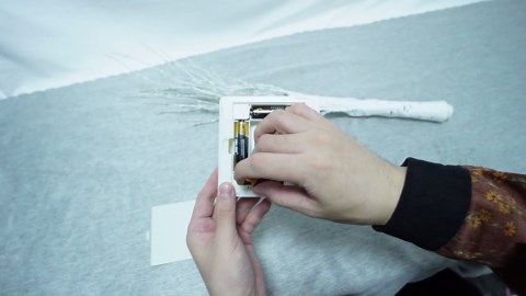 24 Inch Birch Tree with 144 LED Lights, Artificial Lighted Birch Trees Mini White Light Up Birch Tree with Timer for Christmas Indoor Home Mantle Tabletop Centerpiece Decor