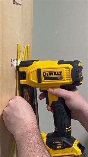 The 20V MAX* Cordless Cable Stapler 'holds up' to jobsite conditions. No pinched wires, no fails.