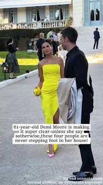61-year-old Demi Moore is makingit super clear-unless she saysotherwise,these four people arenever